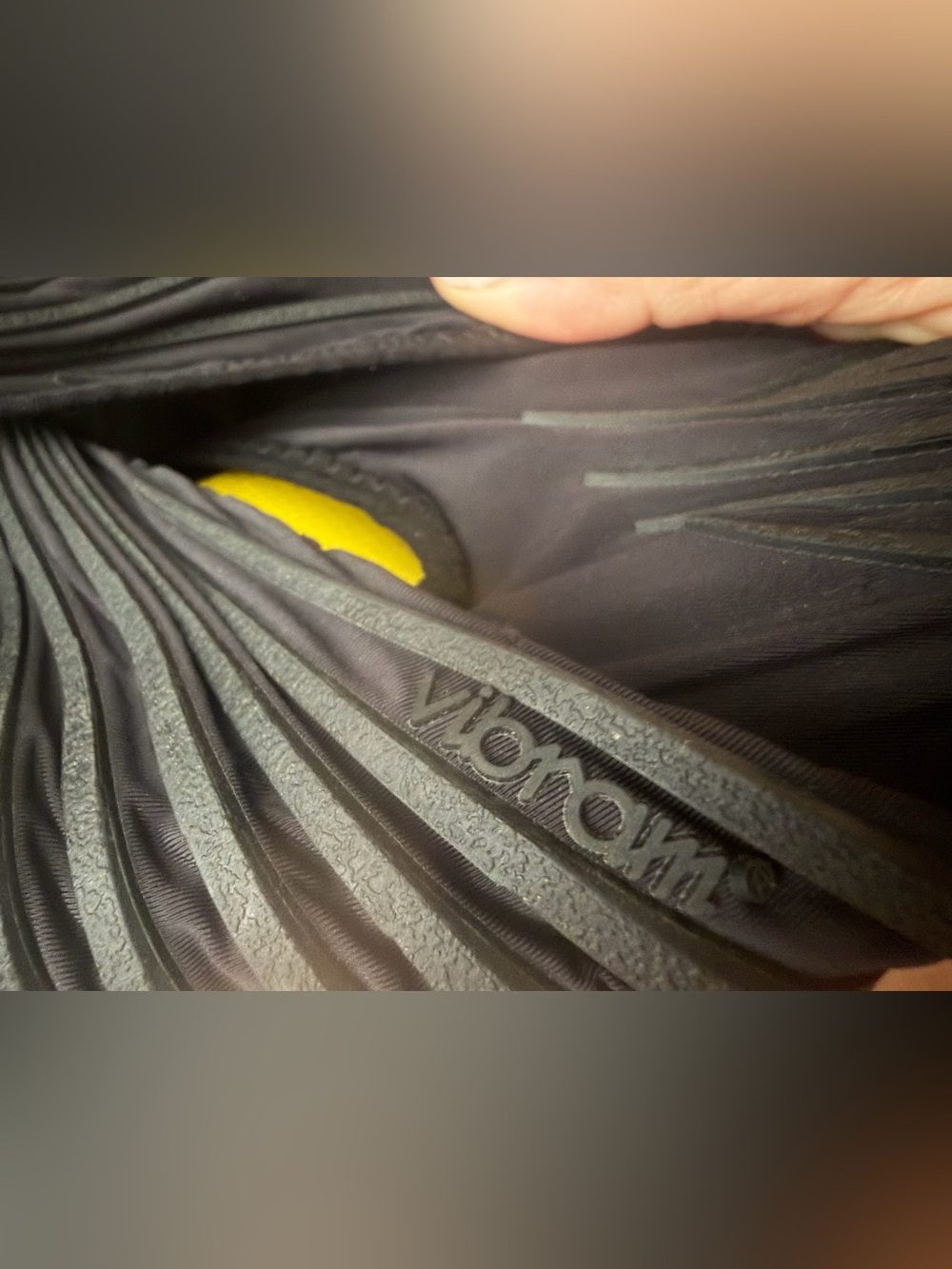 Vibram Black Sneakers with Yellow Insole - Picture 5 of 6